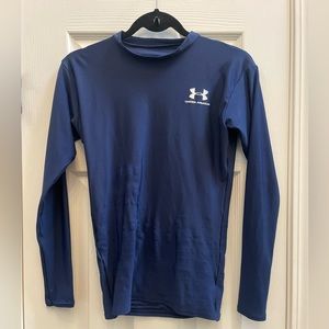 Under Armour UnderArmour Cold Gear blue long sleeved shirt, medium M